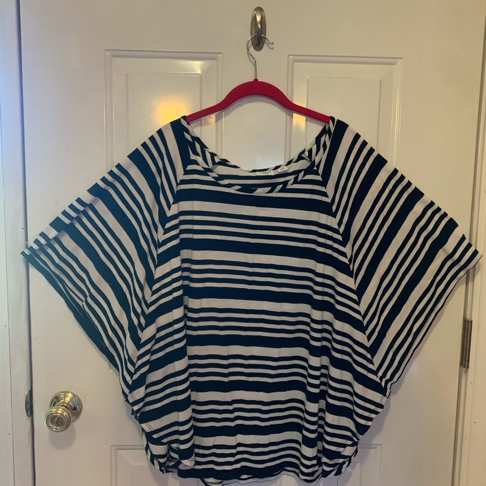 Black and white striped women’s too from Cato